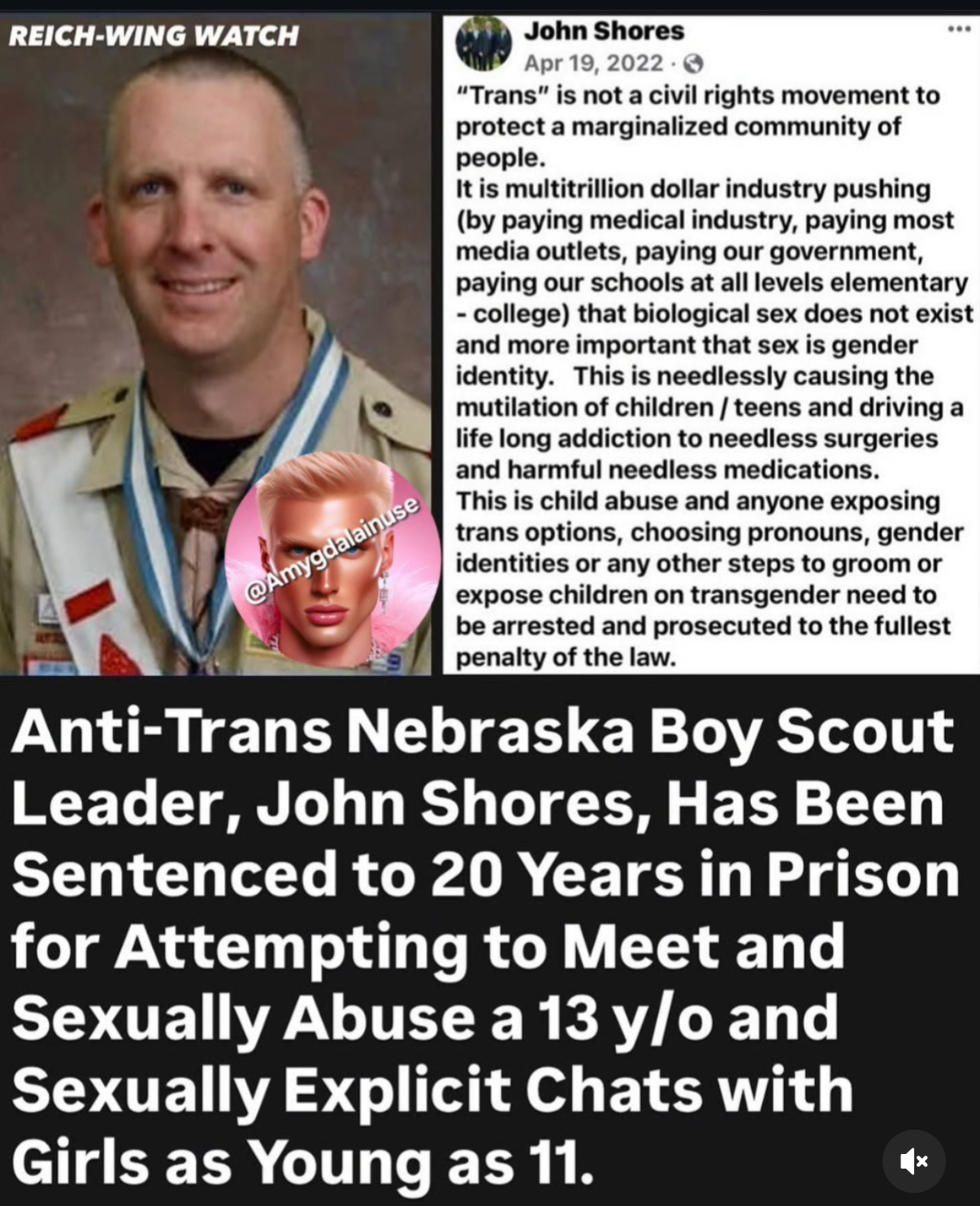 John Shores, Boy Scout Leader