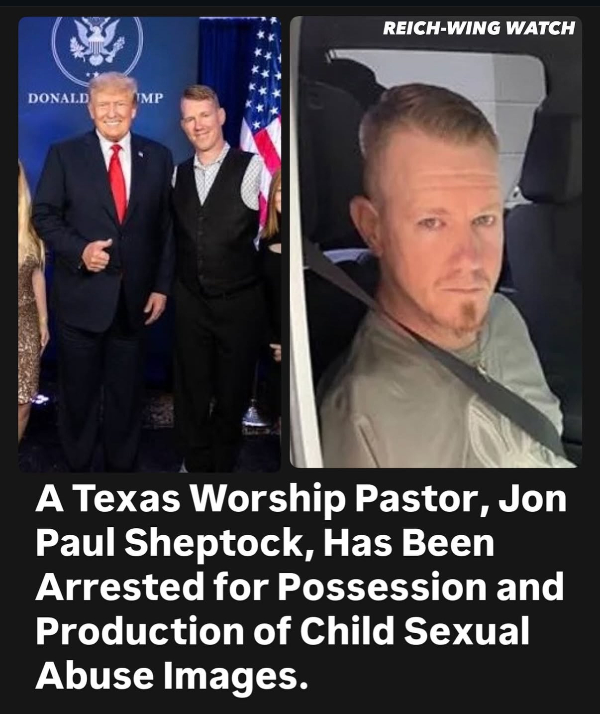 Jon Paul Sheptock, pastor
