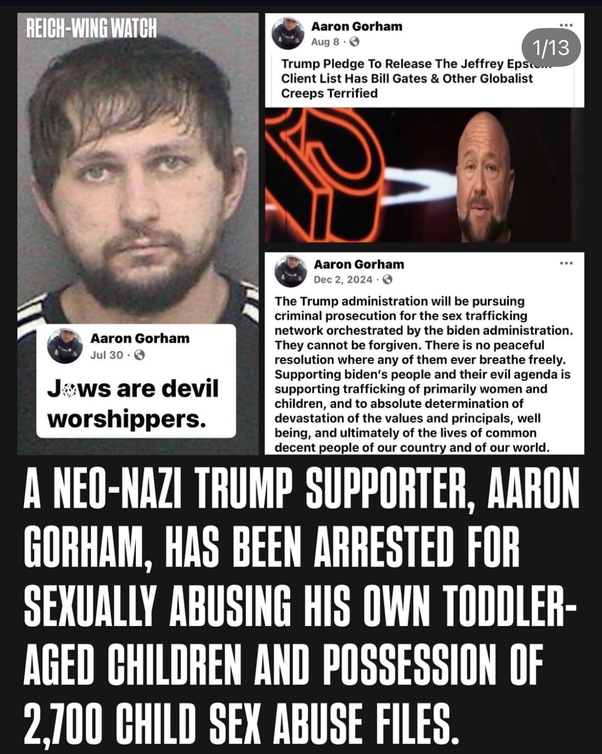 Aaron Gorham, neo Nazi