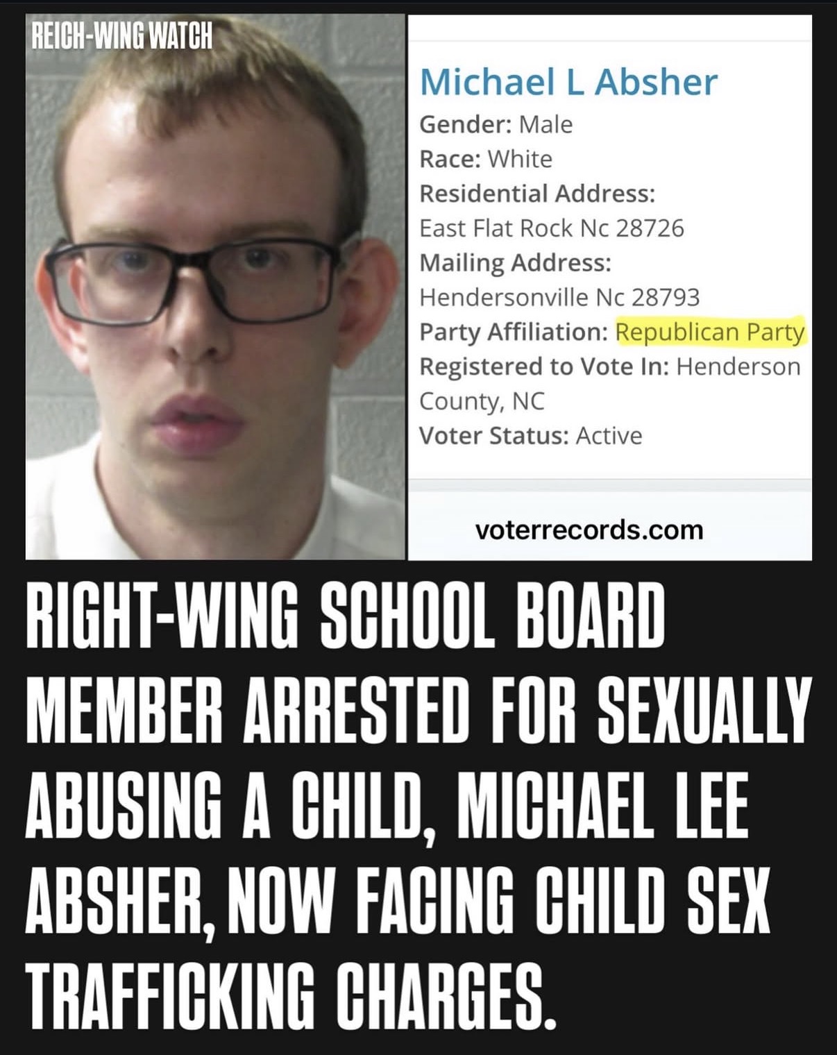 Michael Lee Absher, school board member