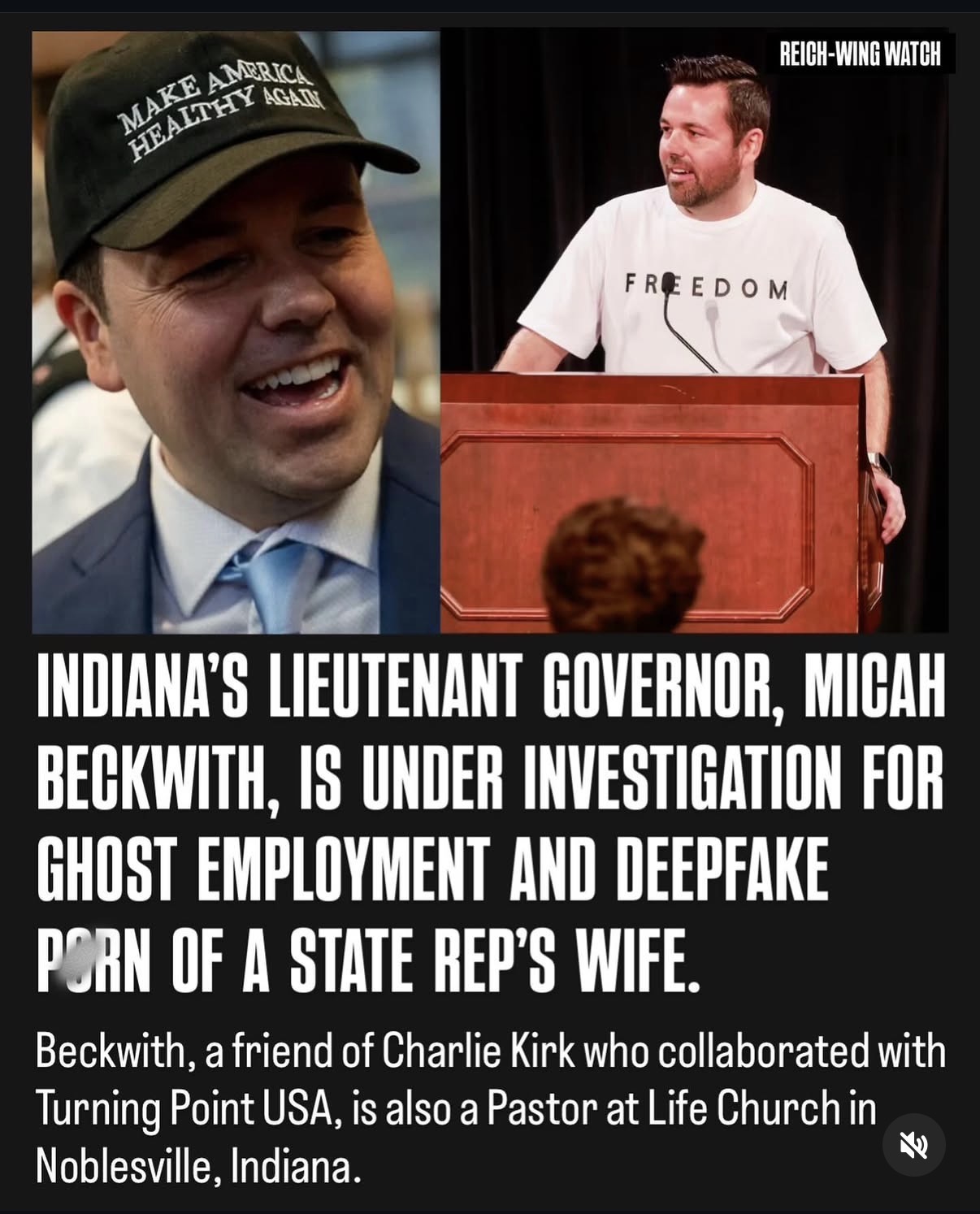 Micah Beckwith, GOP Lt Governor