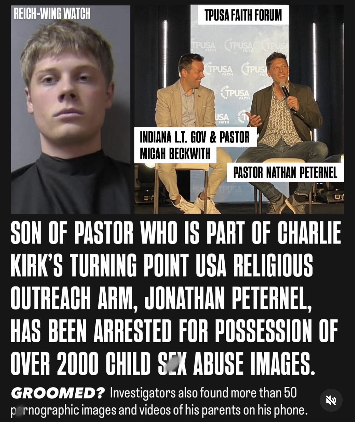 Jonathan Peternel, pastor and TPUSA member