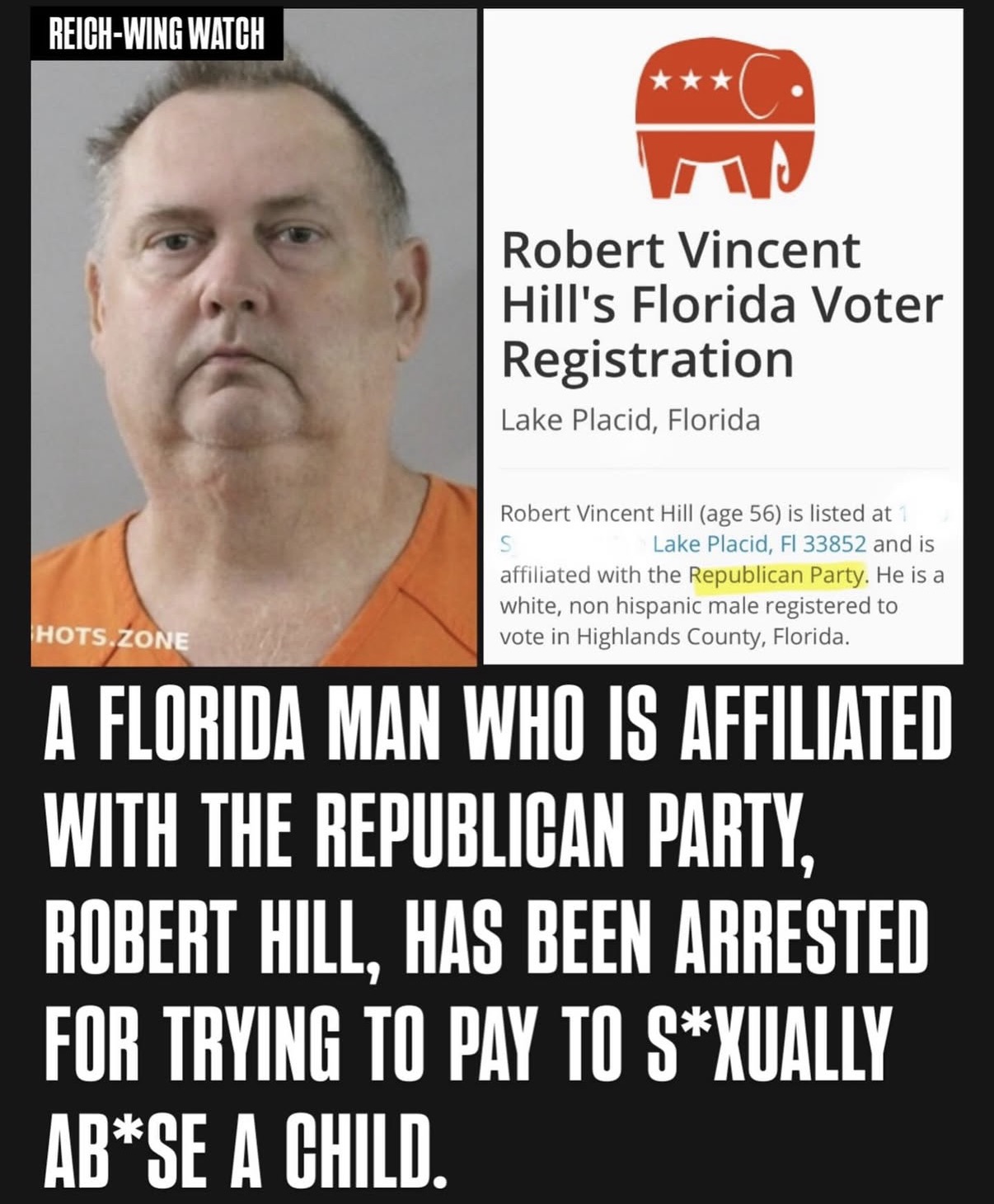 Robert Hill, GOP voter