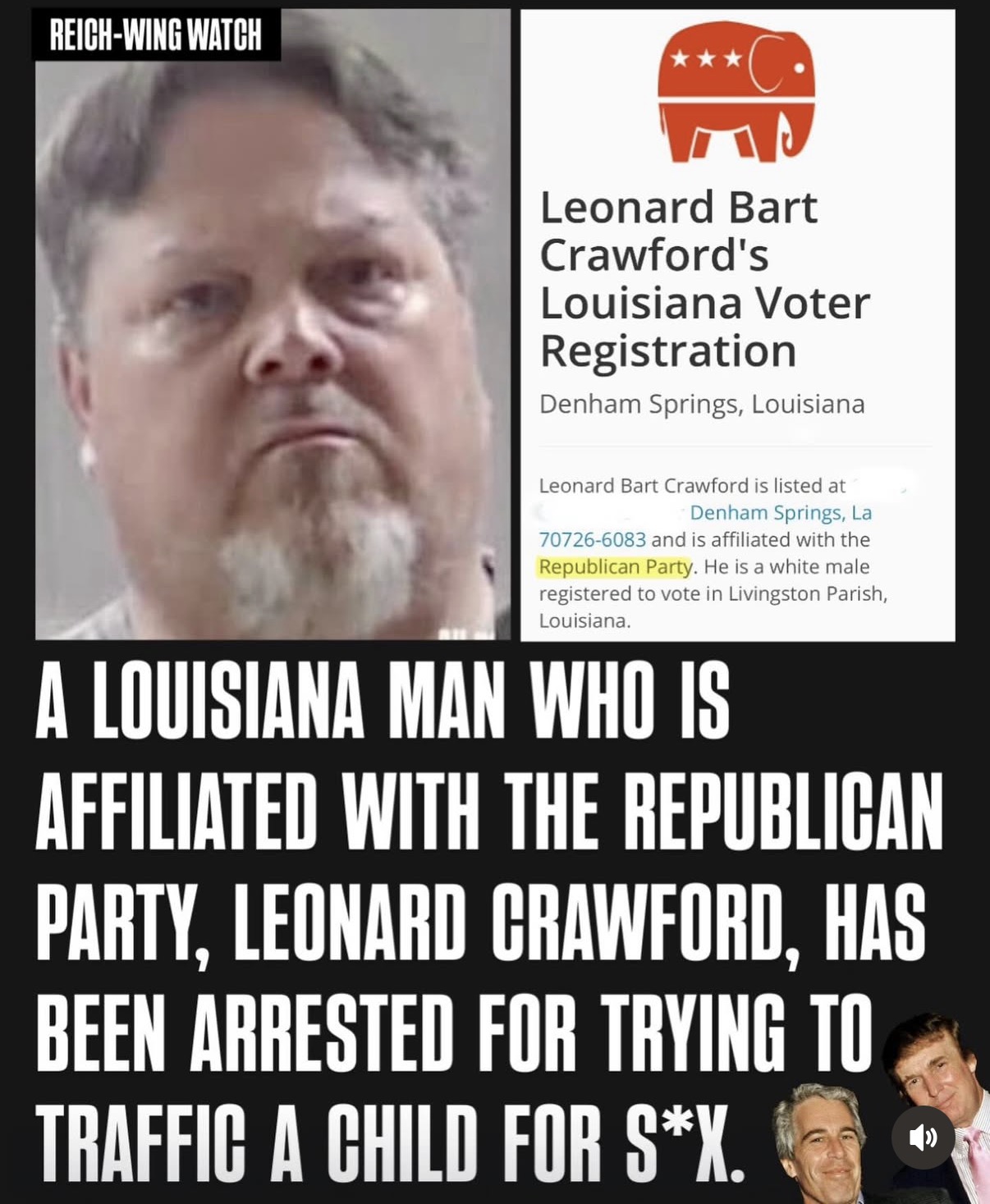 Leonard Crawford, GOP voter