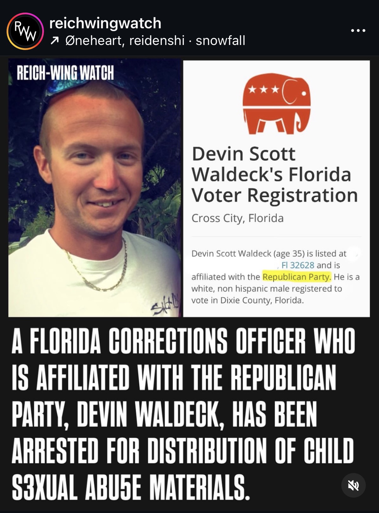 Devin Waldeck, corrections officer