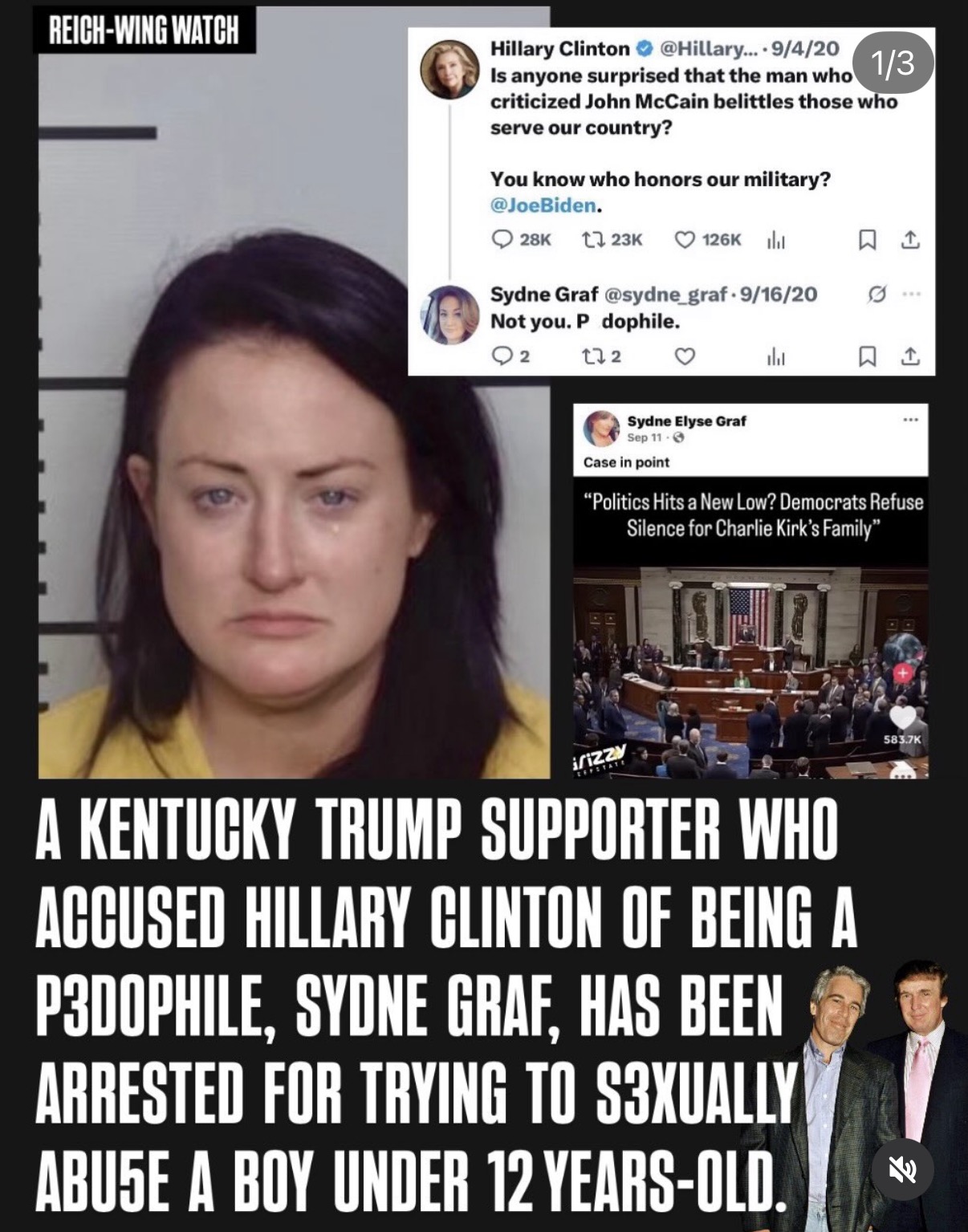 Sydne Graf, Trump supporter